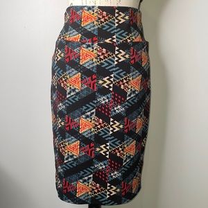 LuLaRoe Cassie with triangle patterns